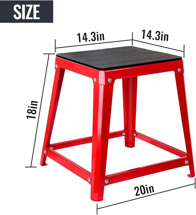 Plyometric Platform Boxes Fitness Steel Plyo Box Exercise Jump Box Step Up Plyometrics Box Jumping Agility Box For Exercise Fit Training Conditioning