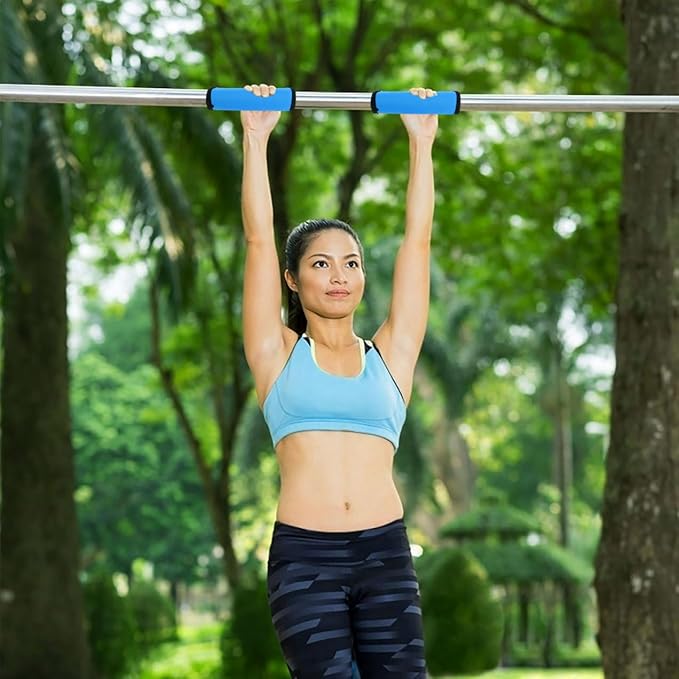 POPETPOP 2pcs Gym Barbell Weight Cover Slip Pad for Horizontal Bars Pull-up Handle Grip Pad Gym Accessories Exercise Gear