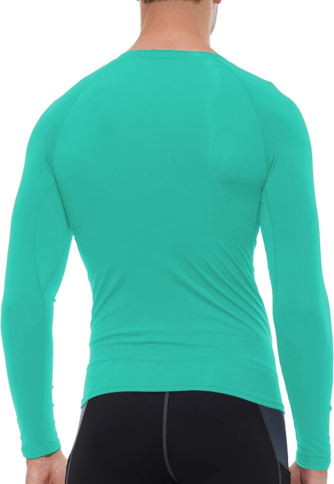 SPVISE 1 or 3 Pack Men's Compression Shirts Long Sleeve Workout Gym T-Shirt Running Top Cool Dry Sports Baselayer Undershirts