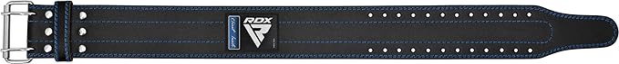 RDX Weight Lifting Belt for Men Women, IPL USPA Approved, 6mm Thick 100% Leather, 4” Powerlifting Back Support, Squat Deadlift Bodybuilding Exercise Fitness Gym Workout Strength Training up to 700 LBS
