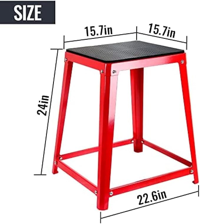 Plyometric Platform Boxes Fitness Steel Plyo Box Exercise Jump Box Step Up Plyometrics Box Jumping Agility Box For Exercise Fit Training Conditioning