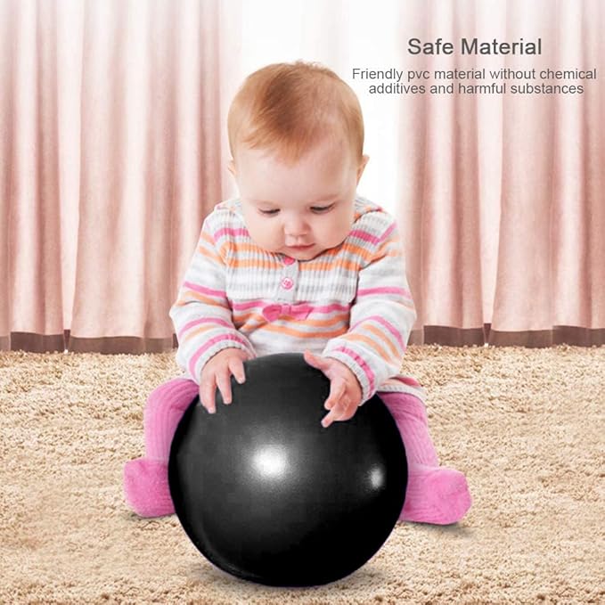 2 Pack Exercise Balls, 8-9 Inch Mini Pilates Yoga Balls, Anti-Burst Small Fitness Balls for Pilates, Yoga, Core Training and Physical Therapy, Improves Balance