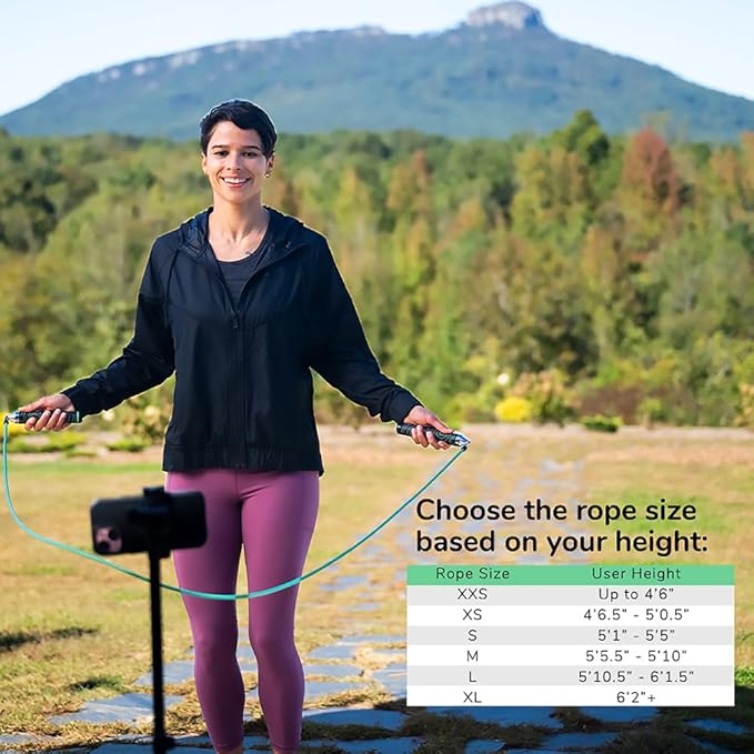 Crossrope Replacement Weighted Jump Ropes - 1/4 LB and 1/2 LB Ropes - Replacement Ropes - Handles Not Included