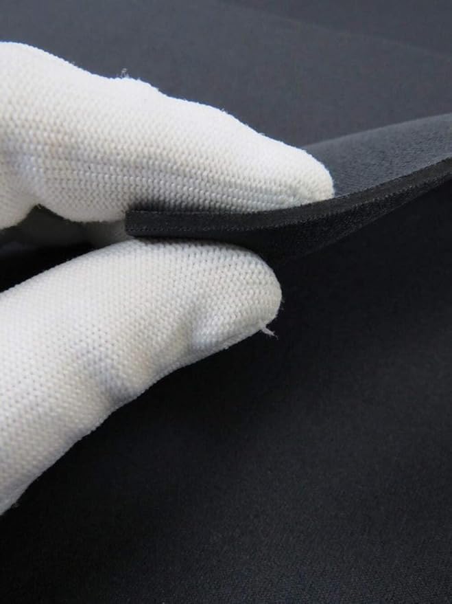 BIGZFABRIC® Neoprene Bonded Sponge Waterproof Wetsuit Fabric Black 1mm, 2mm, 3mm, 4mm, 5mm Thick Sold by The Yard(3mm)