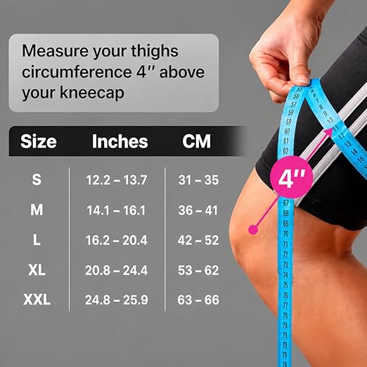 Knee Brace for Women and Men – Knee Compression Sleeve for Meniscus Tear, ACL, Arthritis Pain Relief, Patella Pad & Side Stabilizers – Please Check How To Size Video (Gray, XXL)