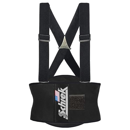Schiek The Model 8000 Elastic Back Support Belt - Dual Force Adjustable Straps Back Support Belt - Lumbar Support