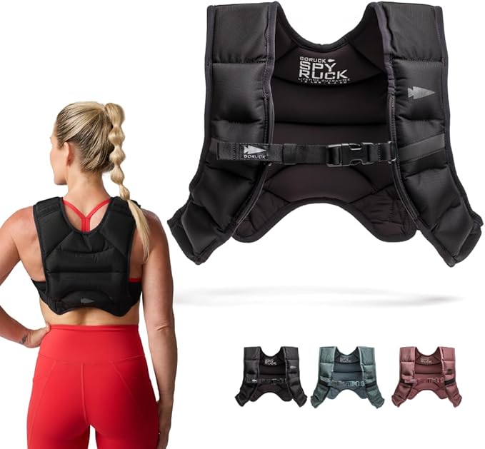 GORUCK 8LB, 12LB, 16LB Spy Ruck Women's Weighted Vest for Walking & Running - Weight Vest for Women Fitness Training with Adjustable Fit, Low-Profile Design for Weight Loss