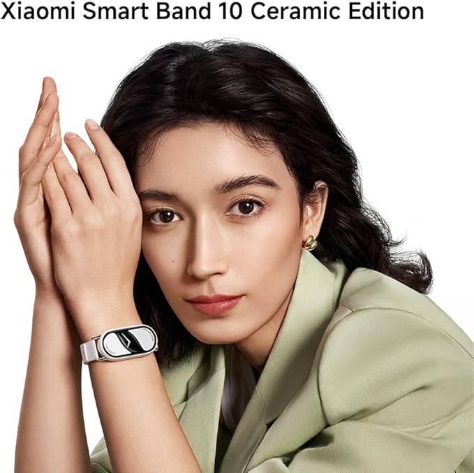 XIAOMI Mi Smart Band 10 (2025) Global Version - 1.72" AMOLED Display | 21 Days Battery Life | Touchscreen, Multi-Sport Tracker, Activity Tracker, Heart Rate Monitor | BT5.4 - (Midnight Black)