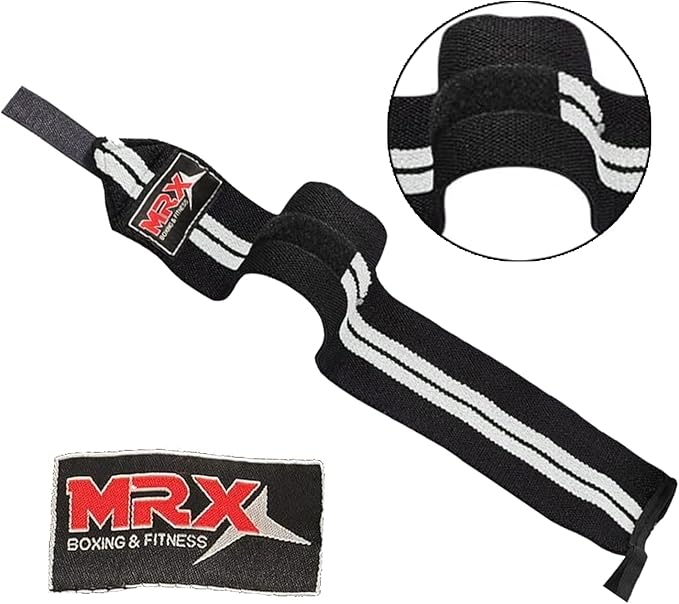 MRX Weight Lifting Gym Training Wrist Wraps for Wrist Support Bodybuilding Workout Wrap Men/Women