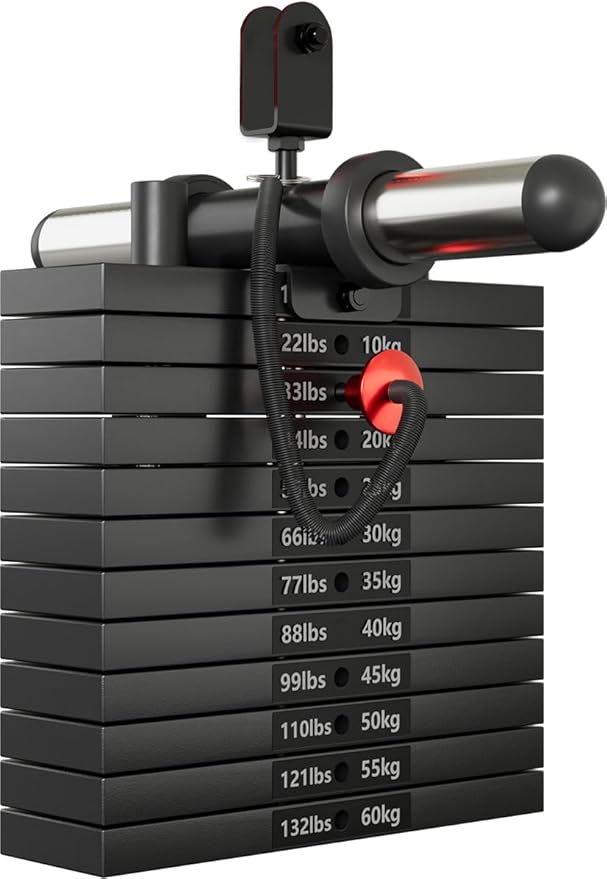 Mikolo M4 2.0 Standard/Ultra/Elite Smith Machine, 2200lbs Squat Rack with LAT-Pull Down System & Cable Crossover Machine, Training Equipment with Leg Hold-Down Attachment