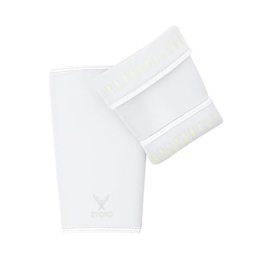 Stoic Knee Sleeves (IPF Approved) – 7mm Knee Support for Powerlifting, Weightlifting & Squats – Used in World Competitions – USAPL & USPA Compliant – Pair for Men & Women (Small, White)