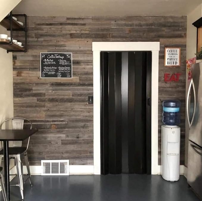 Rockin' Wood Real Wood Nail Up Application Rustic Reclaimed Naturally Weathered Barn Wood Accent Paneling Board Planks for Home Walls (1 Square Foot Sample)