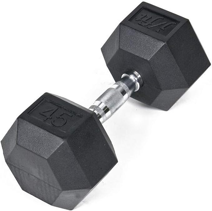 JFIT Rubber Hex Dumbbell