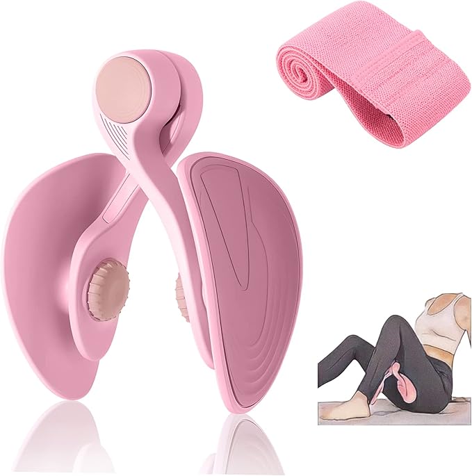Tinrief Thigh Exerciser Kegel Exerciser, Pelvic Floor Trainer, Kegel Trainer for Postpartum Rehabilitation, Trimmer Inner Thigh, Thigh Toner Workout,
