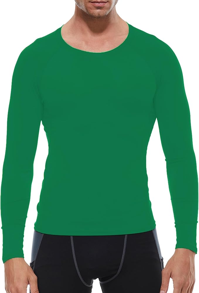SPVISE 1 or 3 Pack Men's Compression Shirts Long Sleeve Workout Gym T-Shirt Running Top Cool Dry Sports Baselayer Undershirts