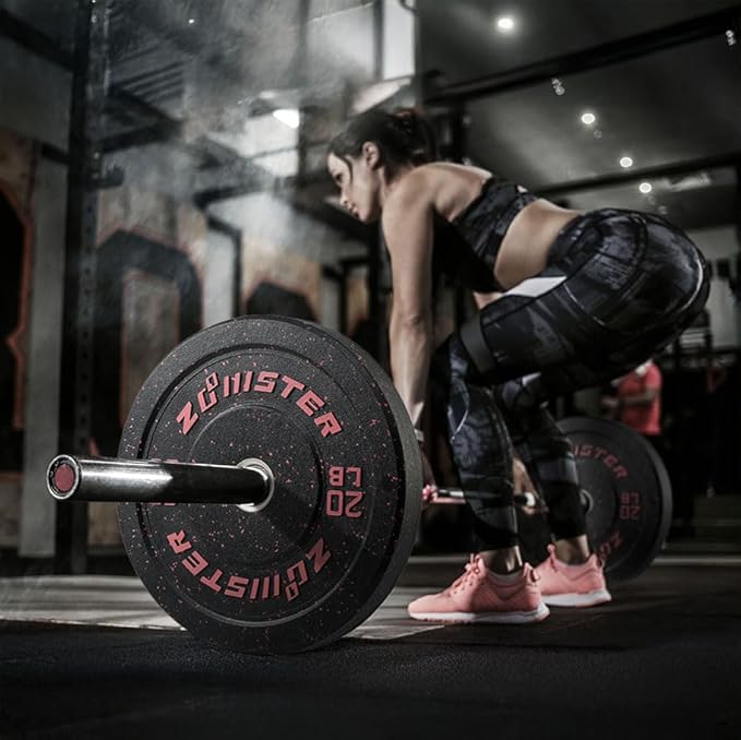 Bumper Weight Plate Olympic Plate Hi-Temp Bumper Weight Plate with Steel Insert Strength Training Weight Lifting Plate