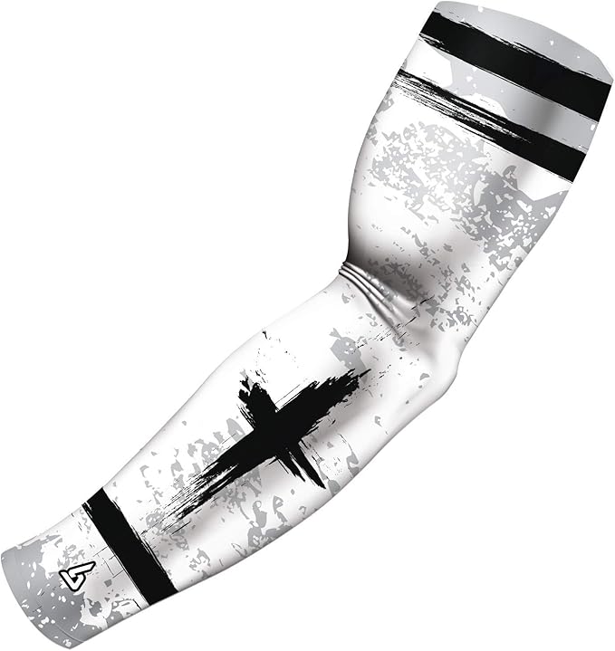 B-Driven Sports Sleeve Pro-Fit - Compression Arm Sleeve for Men & Women - Basketball & Volleyball Arm Sleeve - Single