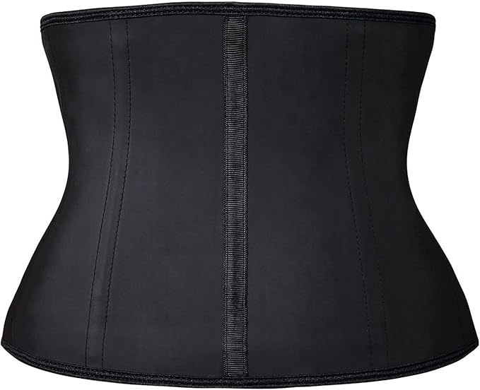 YIANNA Women's Underbust Latex Sport Girdle Waist Trainer Corsets Hourglass Body Shaper