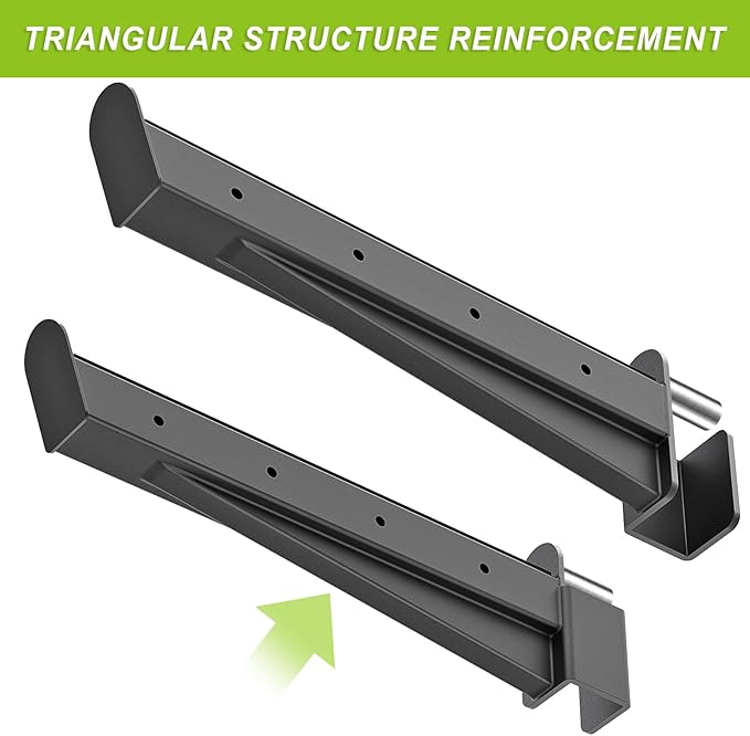 Kipika Power Rack Attachment for 5/8" & 1" Holes - Heavy Duty Home Gym Equipment for 2x2 or 3x3 Squat Rack, Adjustable and Easy to Install