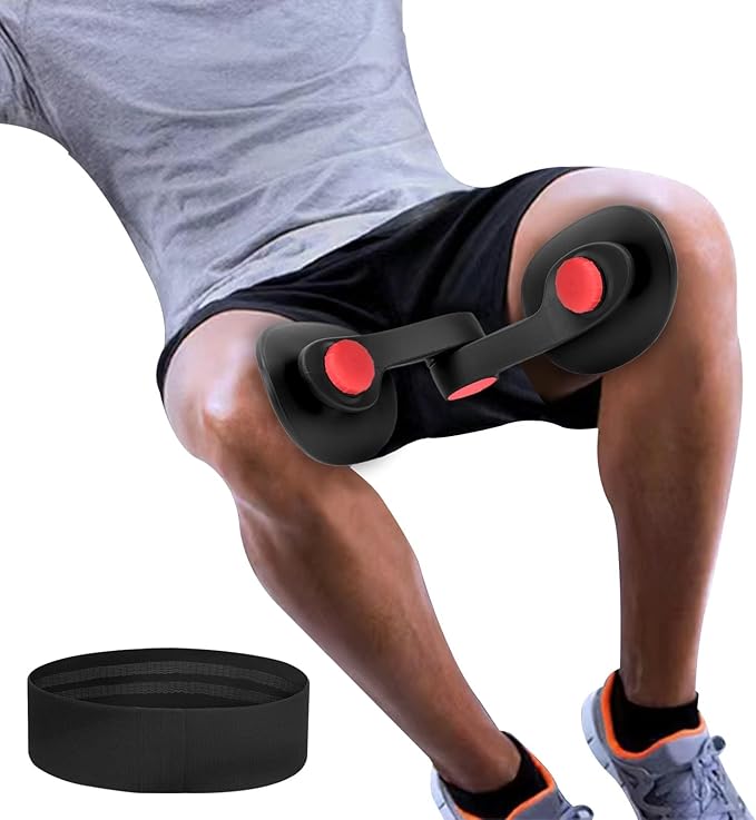 Tinrief Thigh Exerciser Kegel Exerciser, Pelvic Floor Trainer, Kegel Trainer for Postpartum Rehabilitation, Trimmer Inner Thigh, Thigh Toner Workout,