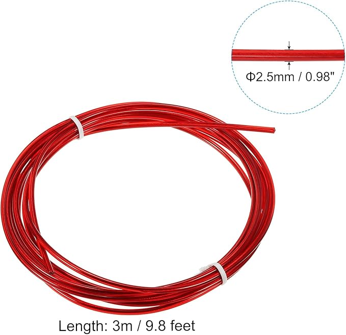 PATIKIL Speed Jump Rope Replacement Cable Professional Skipping Rope Steel Wire Replace for High Speed Jump Ropes