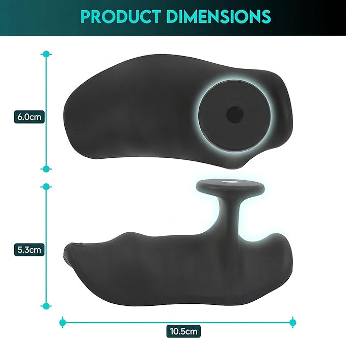 NEW: Gecko Lift Magnetic Weight Lifting Grips, Rubber Ergonomic Palm Protectors with Quick-Release Feature, for Deadlifts, Rows, Bodybuilding