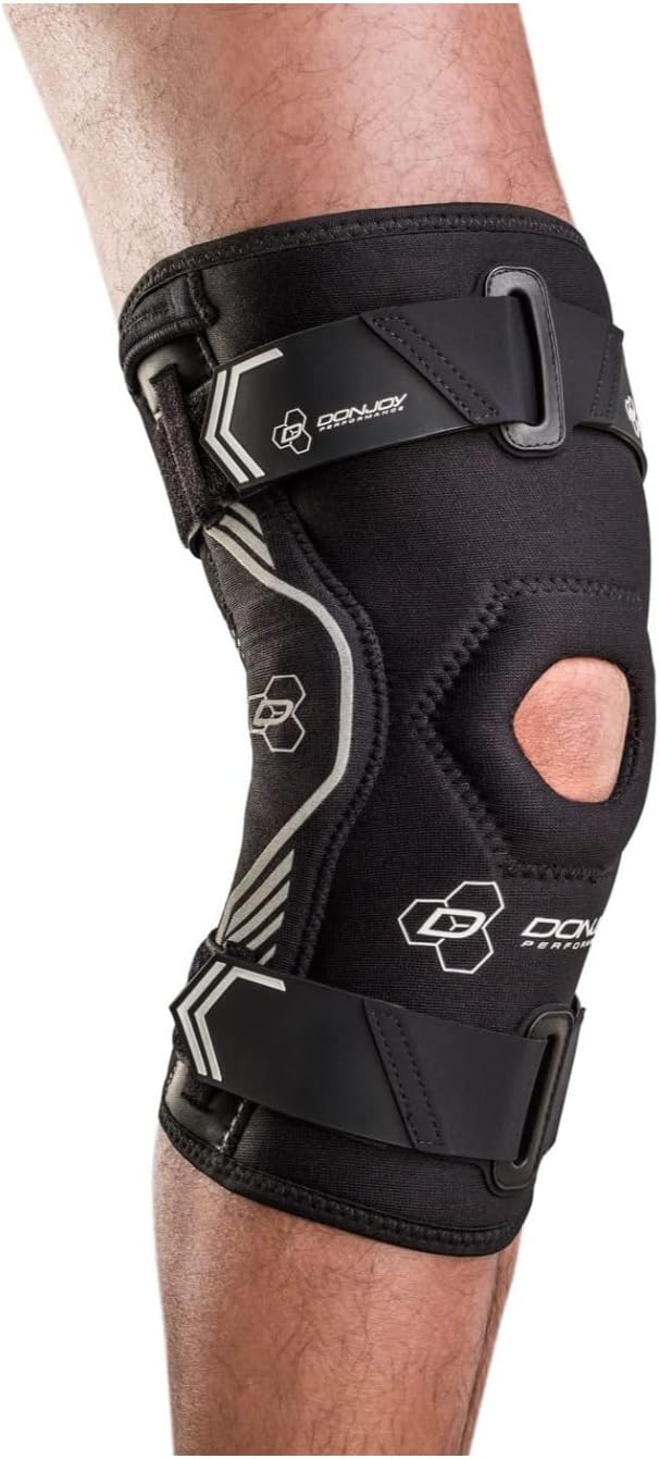 DonJoy Performance Bionic Drytex Hinged Knee Sleeve – Patella Support, Knee Sprains, Hyperextension, Meniscus and Arthritis