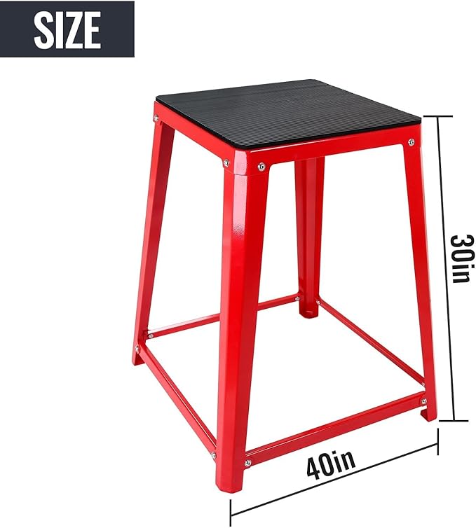 Plyometric Platform Boxes Fitness Steel Plyo Box Exercise Jump Box Step Up Plyometrics Box Jumping Agility Box For Exercise Fit Training Conditioning