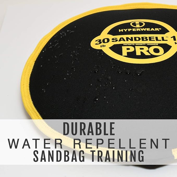 Hyperwear SandBell® PRO – Premium Soft Sandbag Weight for Functional Strength, HIIT & Slam Training (2–50 lb)