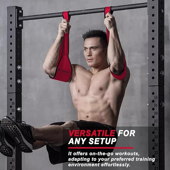 Ab Slings Straps Portable for Pull Up Bar Hanging Leg Raiser Fitness