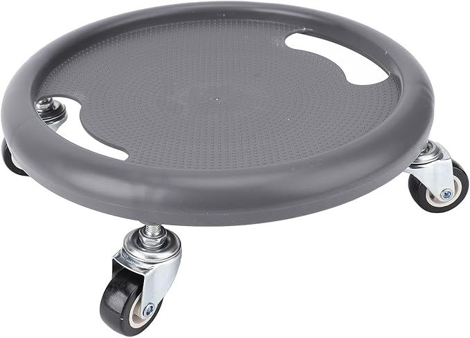 360° Disc Wheel Roller Trainer,Portable Sliding Exercise Discs for Core Strength Full Body Workout Home Gym Fitness Equipment (Gray)