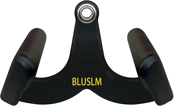 LAT Pull Down Bar for Cable Machine, LAT Pulldown Attachments T-bar V-bar Cable Attachment for Gym, Back Tricep Strength Training Handle