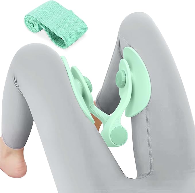 Tinrief Thigh Exerciser Kegel Exerciser, Pelvic Floor Trainer, Kegel Trainer for Postpartum Rehabilitation, Trimmer Inner Thigh, Thigh Toner Workout,
