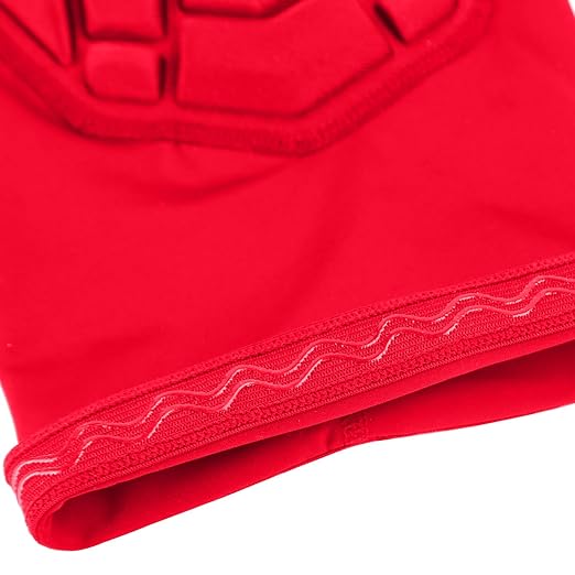 Knee Pads Wrestling Knee Sleeve Compression Leg Sleeves for Volleyball Basketball, Knee Compression Sleeve for Youth and Adult(Red_XXL_2 Pcs)