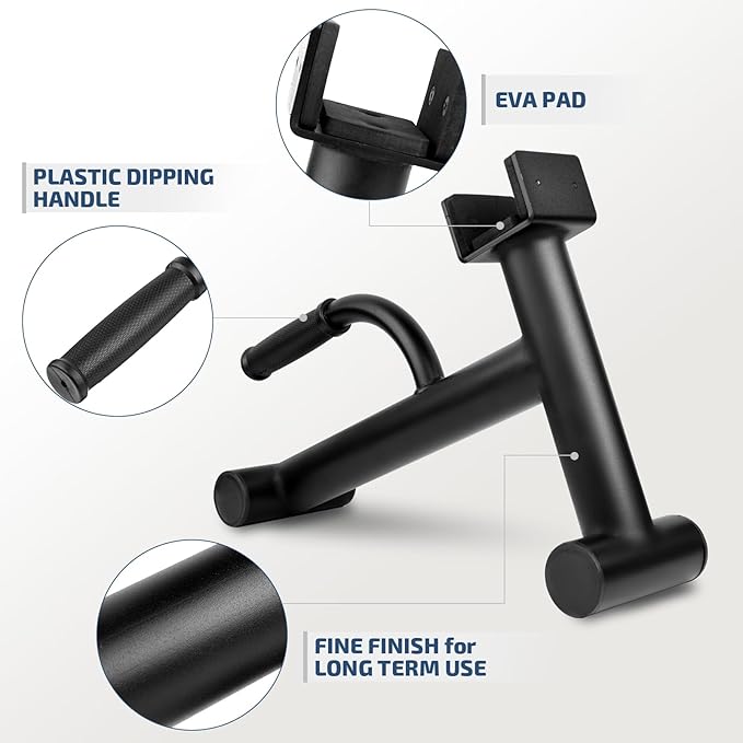 Deadlift Jack Barbell Stand,Barbell Stand for Weight Training Home Gym Easily Unload and Load 600lbs Barbell Plates for Deadlift Exercise