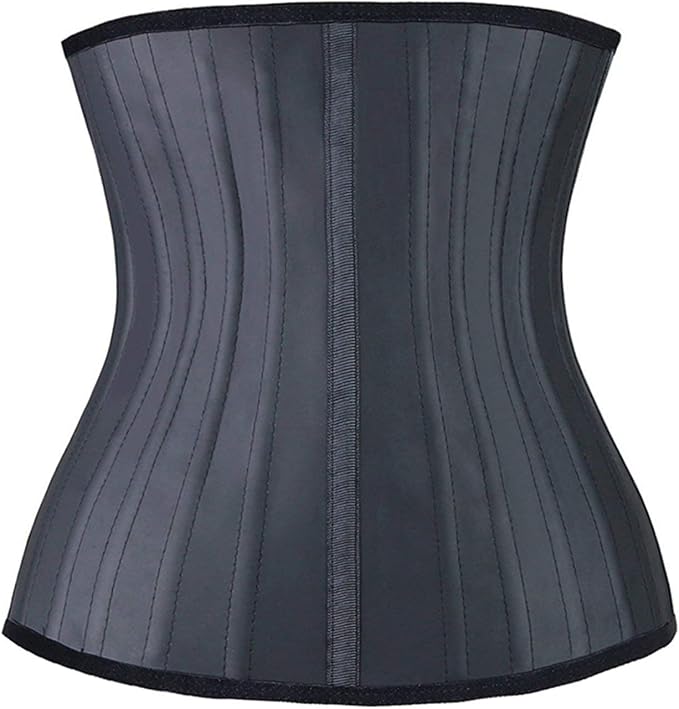 YIANNA Women's Underbust Latex Sport Girdle Waist Trainer Corsets Hourglass Body Shaper