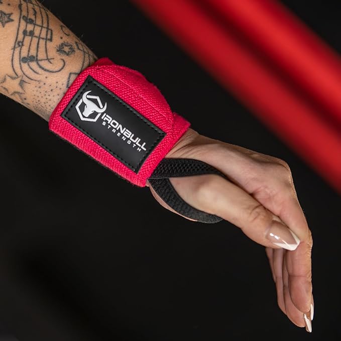 Wrist Wraps for Weightlifting (USPA & IPL Approved) - 18” Premium Quality Wrist Straps for Weightlifting - Weight Lifting Wrist Wraps with Thumb Loop - Best Gym Wrist Wraps for Lifting Weights, Curls & Dips - Lifting Wrist Wraps for Bench, Powerlifting...