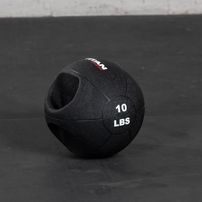 Titan Fitness Dual Grip Medicine Ball