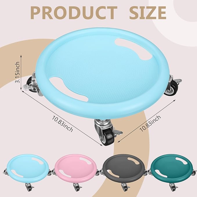 4 Pcs Abdominal Exercise Roller Wheel Abdominal Exercise Sliders for Core Workout AB Wheel Exercise Board Abdominal Board Trainer for Abdominal Core Strength Training, AB Workout Equipment