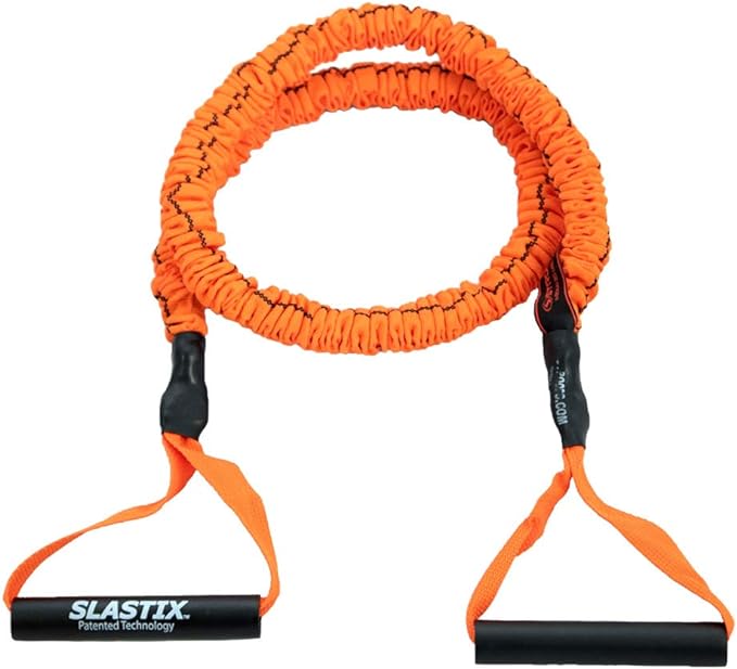 Stroops Slastix Toner Resistance Bands with Handles | Safe Sleeve Exercise Bands for Strength Training, Full Body Workouts, and Home Gym Fitness