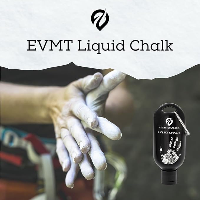 Liquid Chalk, Mess Free Gym Chalk for Weightlifting, Gymnastics, Rock Climbing, Dancing, and Lifting. Sweat Resistant and Long Lasting for Stronger Hand Grip. Package May Vary.