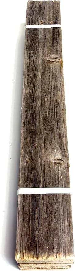 Rustic Revival | Handmade Reclaimed Barnwood Craft Bundle | Unfinished Authentic Weathered Wood Planks for DIY, Home and School Projects (48" x 3.5" x .25") 6 Pack