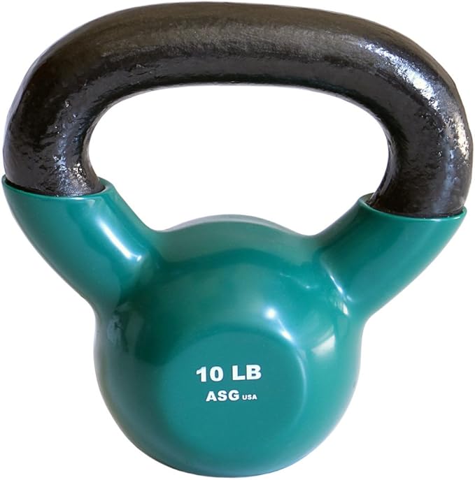 Ader Vinyl Kettlebell 5, 8, 10, 12, 15, 18, 20, 25, 30, 35, 40, 45,50 Lb