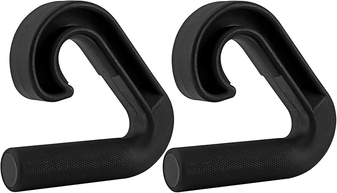 Neutral Grip Pull Up Handles Attachment for Pull up Bars, Barbells & Resistance Bands, Ergonomic, Portable, Durable Handles with Non-Slip Design for Home Gym