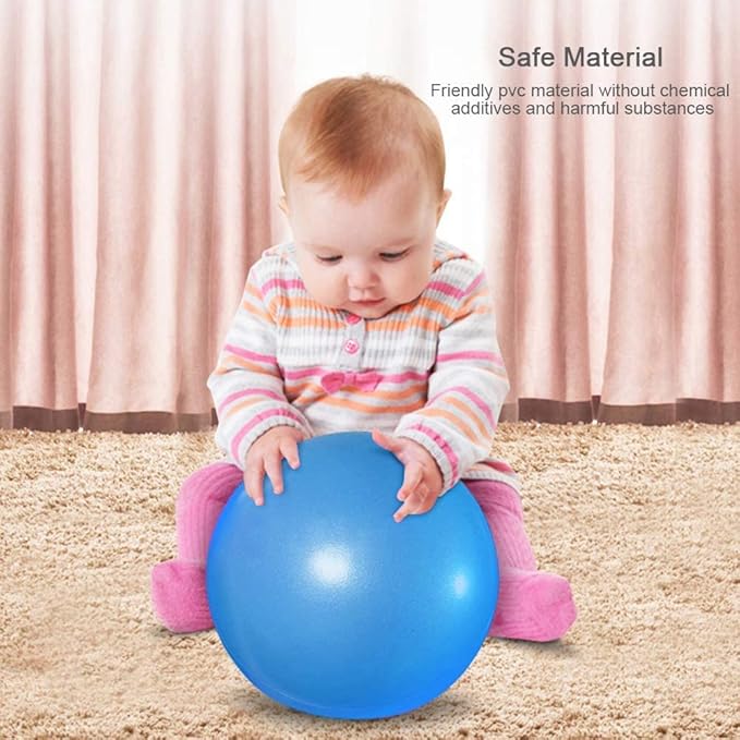 2 Pack Exercise Balls, 8-9 Inch Mini Pilates Yoga Balls, Anti-Burst Small Fitness Balls for Pilates, Yoga, Core Training and Physical Therapy, Improves Balance