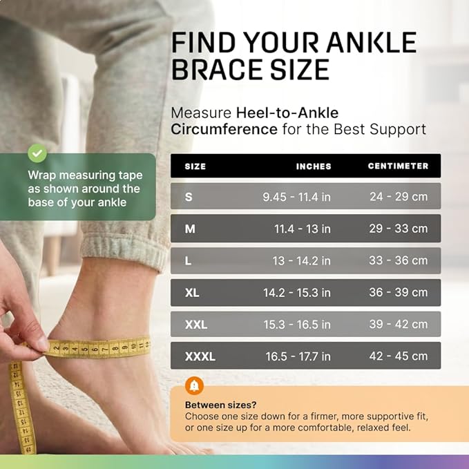 Modvel Ankle Brace for Women & Men - Compression Ankle Sleeve & Foot Brace, Right Left Ankle Support for Sprained Ankle, Achilles Tendonitis, Plantar Fasciitis Relief, Running Basketball Soccer