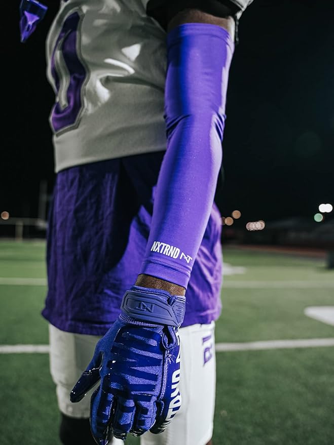 1 Pair Nxtrnd Compression Arm Sleeves for Men, Breathable Football, Basketball, Baseball Accessory, Adult & Kids