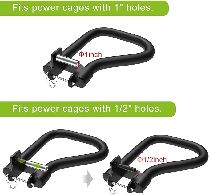 SELEWARE Power Cage Accessories, Dip Handles, Pull‑Up Stations, and Multi‑Grip Training Attachments