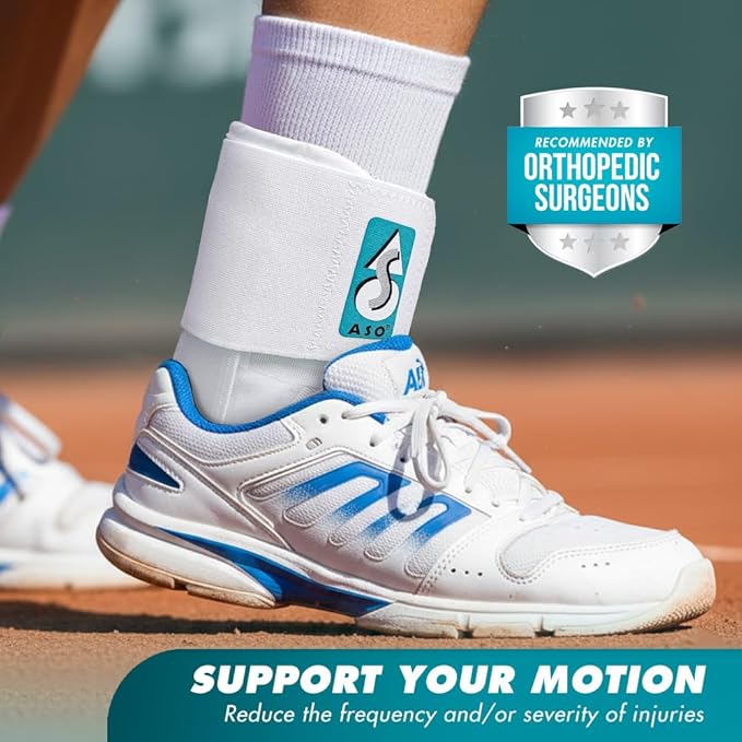Med Spec ASO Speed Lacer – Ankle Brace for Sprained Ankle and Peroneal Tendonitis, Orthopedic Ankle Support for Men, Women, Adults, Teens and Kids, Sports Injury Recovery