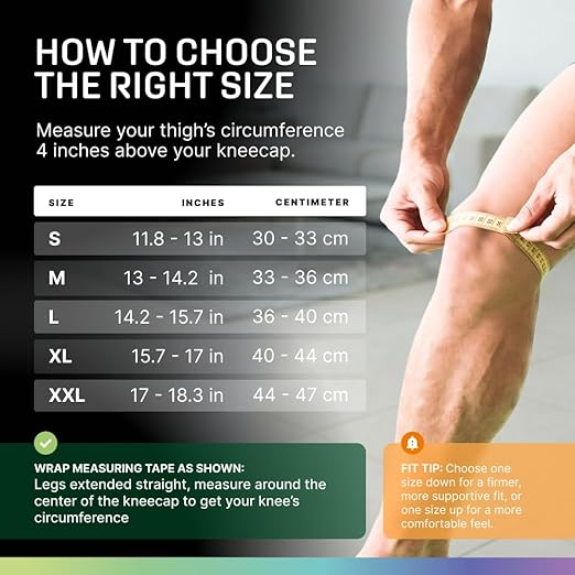 Modvel 7mm Neoprene Knee Sleeves for Men & Women Weightlifting & Powerlifting – Compression Knee Sleeve Support for Squats, Gym, Training – USPA, IPL Approved – XX-Large Purple (Pair)